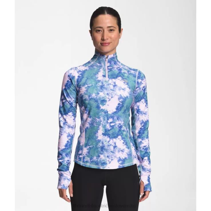 HLH086106 levanduľová hmla The North Face dámsky zimný teplý základný zips