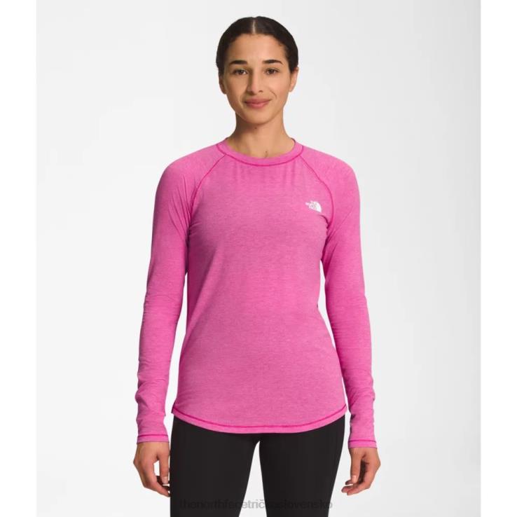 HLH086138 fuschia ružová The North Face women wander hi nízky dlhý rukáv
