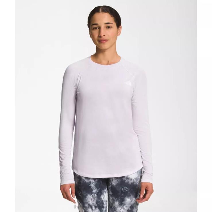 HLH086140 levanduľová hmla The North Face women wander hi nízky dlhý rukáv