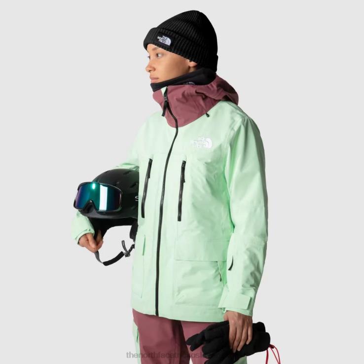 HLH081034 patinovaná zelená The North Face dámska vlečná bunda
