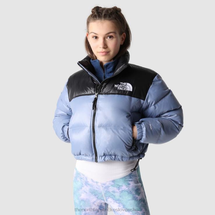 HLH081069 ľudová modrá The North Face dámska nuptse krátka bunda