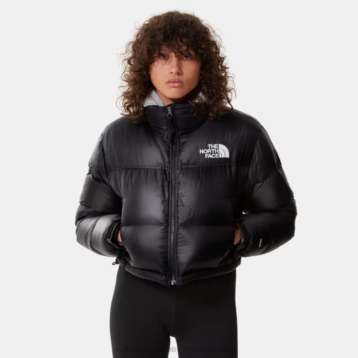 HLH081071 čierna The North Face dámska nuptse krátka bunda