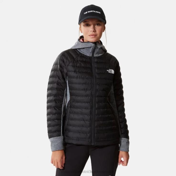 HLH081119 čierna The North Face dámska športová outdoorová hybridná zateplená bunda