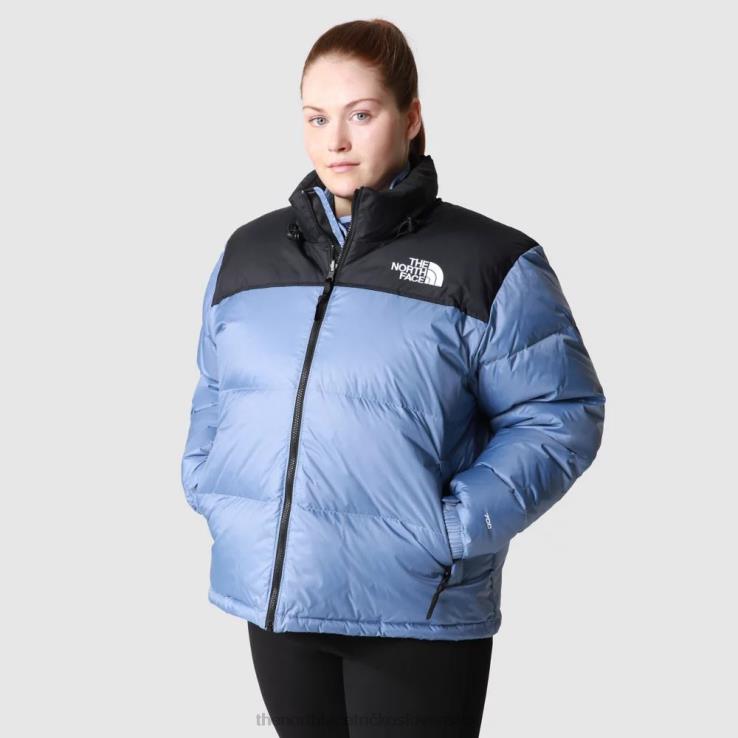 HLH081474 ľudová modrá The North Face dámska retro nuptse bunda z roku 1996