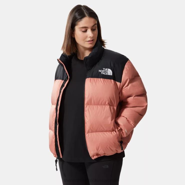 HLH081475 ružový úsvit The North Face dámska retro nuptse bunda z roku 1996
