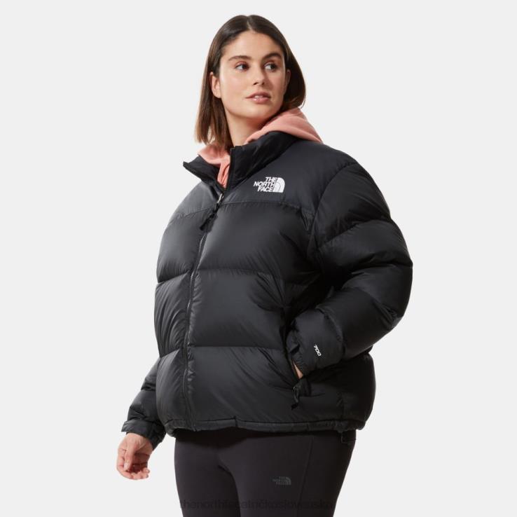 HLH081476 čierna The North Face dámska retro nuptse bunda z roku 1996