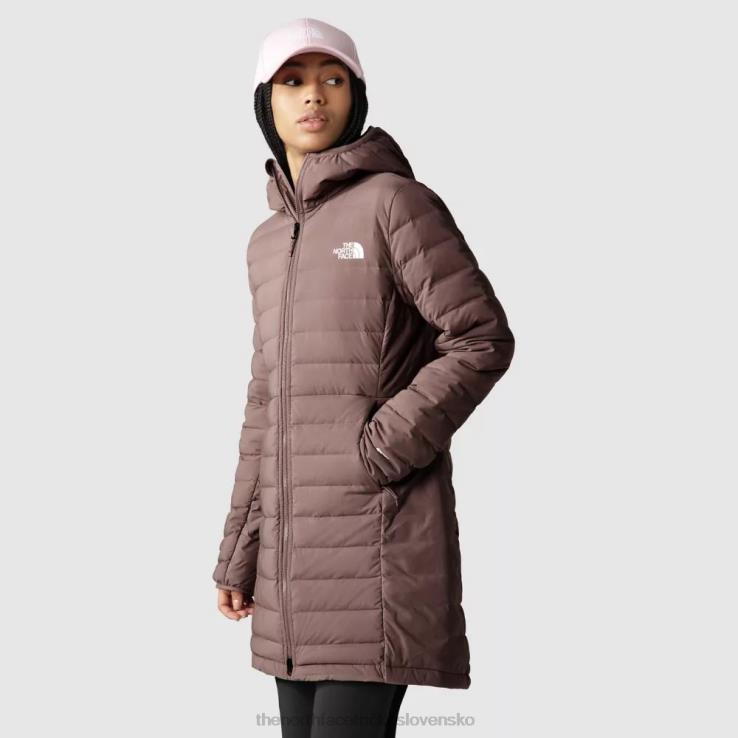 HLH081631 hlboká taupe The North Face dámske belleview natiahnuť parka