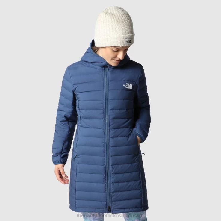 HLH081632 tienisté modré The North Face dámske belleview natiahnuť parka