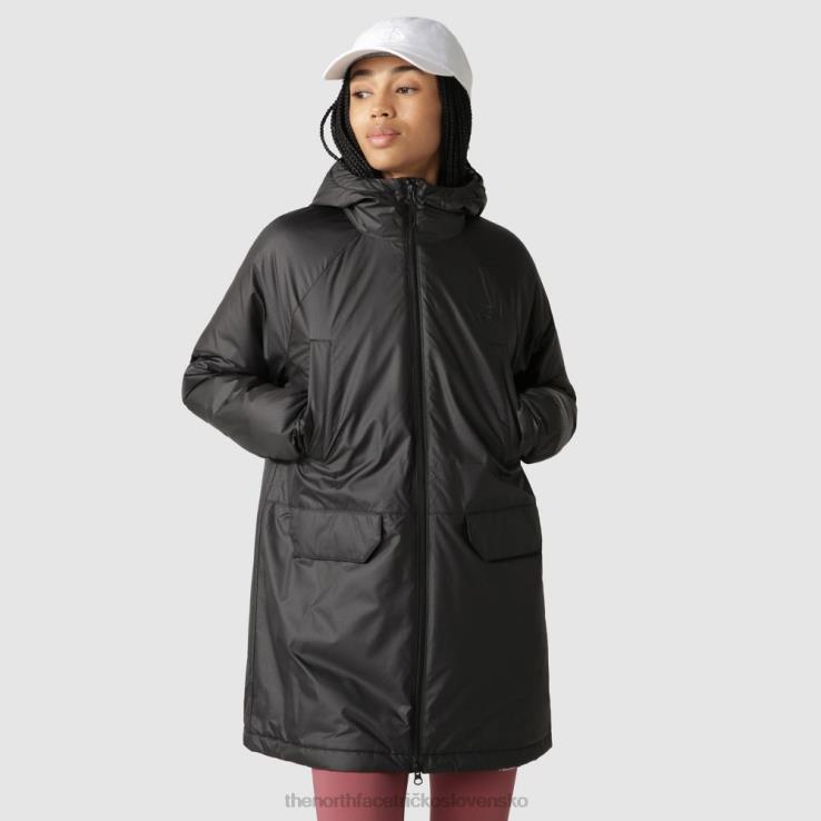 HLH081634 čierna The North Face dámska hnedá parka s kapucňou