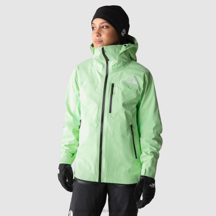 HLH081749 patinovaná zelená The North Face dámska bunda na vrchol torre egger futurelight