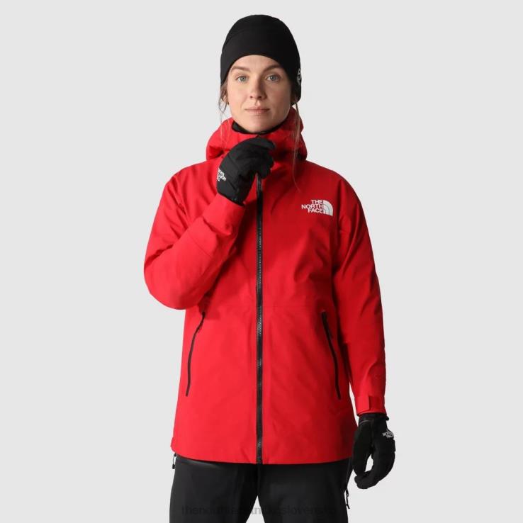 HLH081751 červená The North Face dámska vrcholová chamlang futurelight bunda