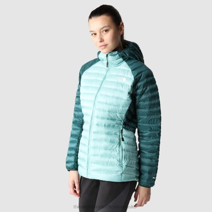 HLH082077 wasabi The North Face dámska páperová bunda s kapucňou bettaforca