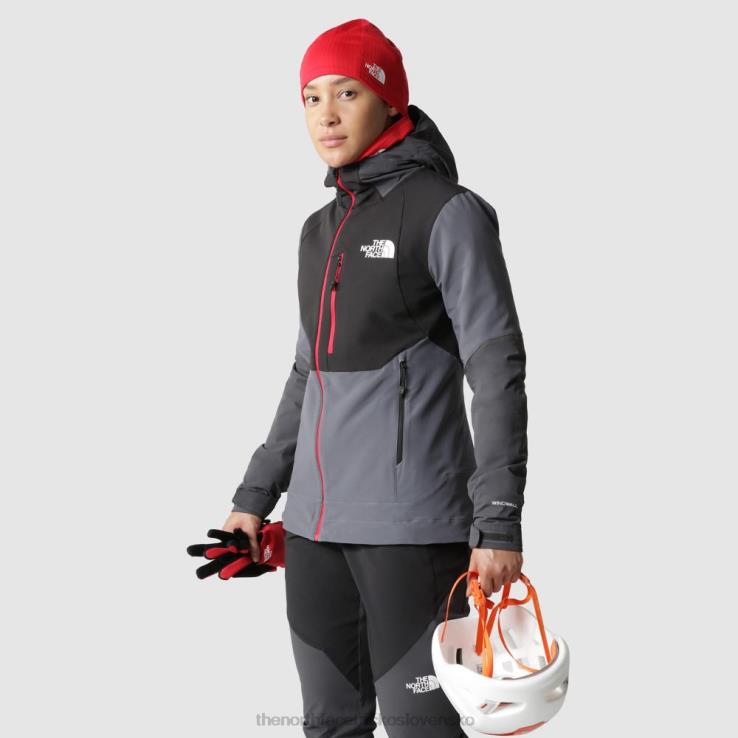 HLH082106 sivá The North Face dámska dawn turn hybridná softshellová bunda