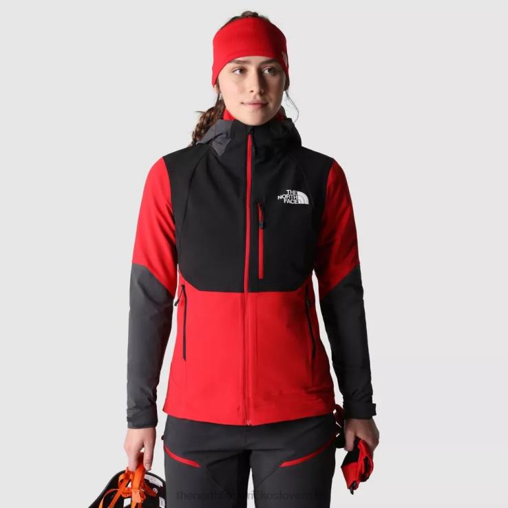 HLH082107 sivá The North Face dámska dawn turn hybridná softshellová bunda