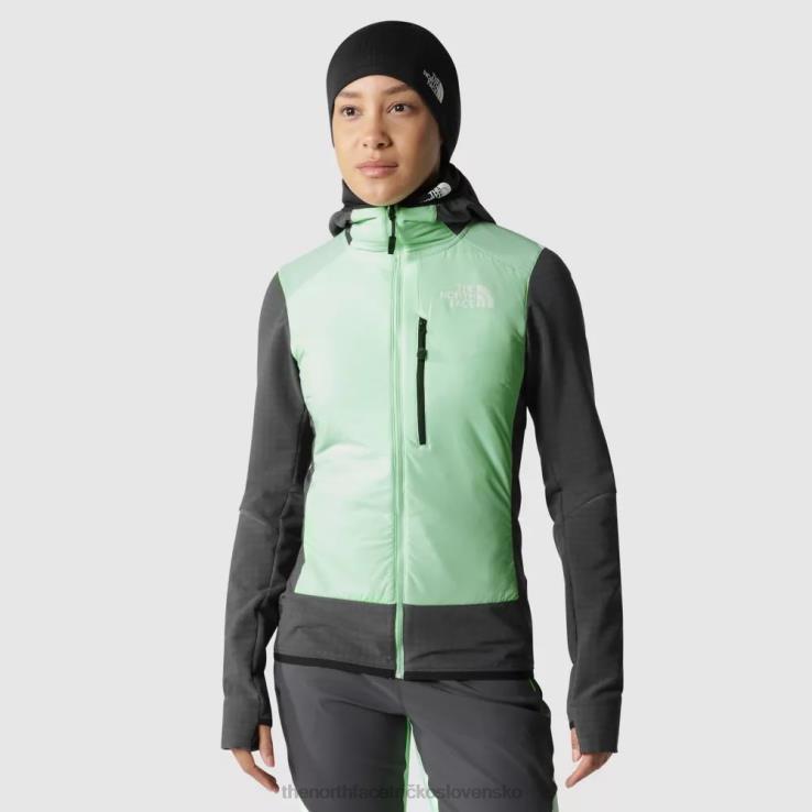 HLH082113 sivá The North Face dámska stredná bunda typu Dawn turn hybrid ventrix