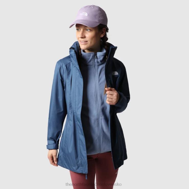 HLH082393 tienisté modré The North Face women evolve ii triclimate jacket