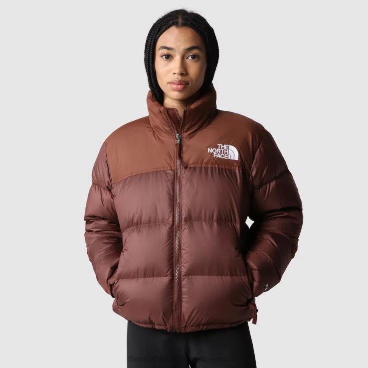 HLH08253 tmavý dub The North Face dámska retro nuptse bunda z roku 1996