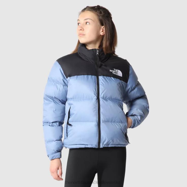 HLH08254 ľudová modrá The North Face dámska retro nuptse bunda z roku 1996