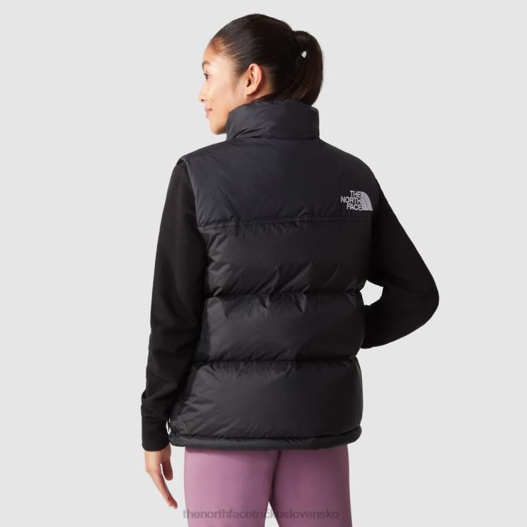 HLH08262 čierna The North Face dámske 1996 retro nuptse páperová vesta