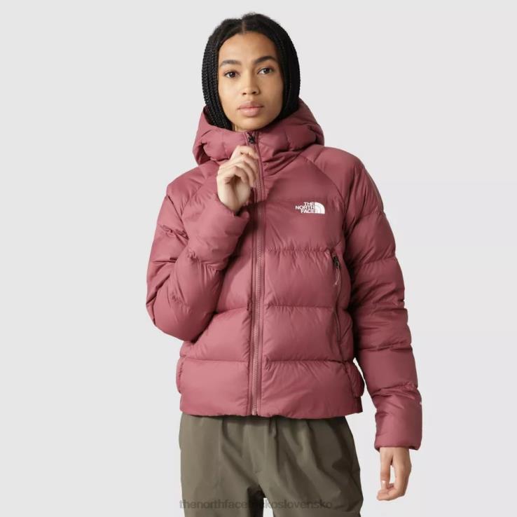 HLH08301 zázvor The North Face dámska hyalitová páperová bunda s kapucňou
