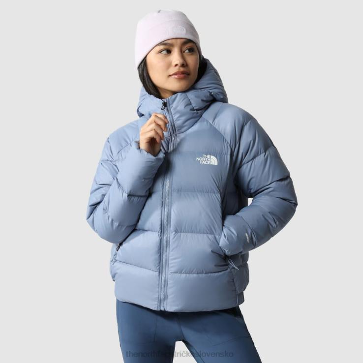 HLH08303 ľudová modrá The North Face dámska hyalitová páperová bunda s kapucňou