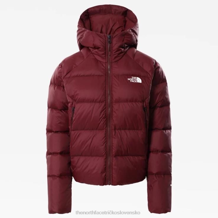 HLH08305 kráľovská červená The North Face dámska hyalitová páperová bunda s kapucňou