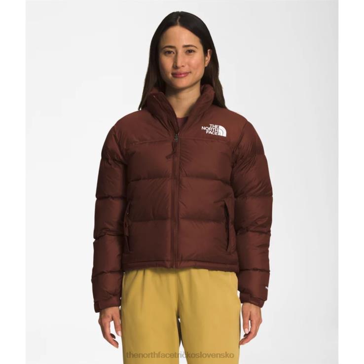 HLH083302 tmavý dub The North Face dámska retro nuptse bunda z roku 1996