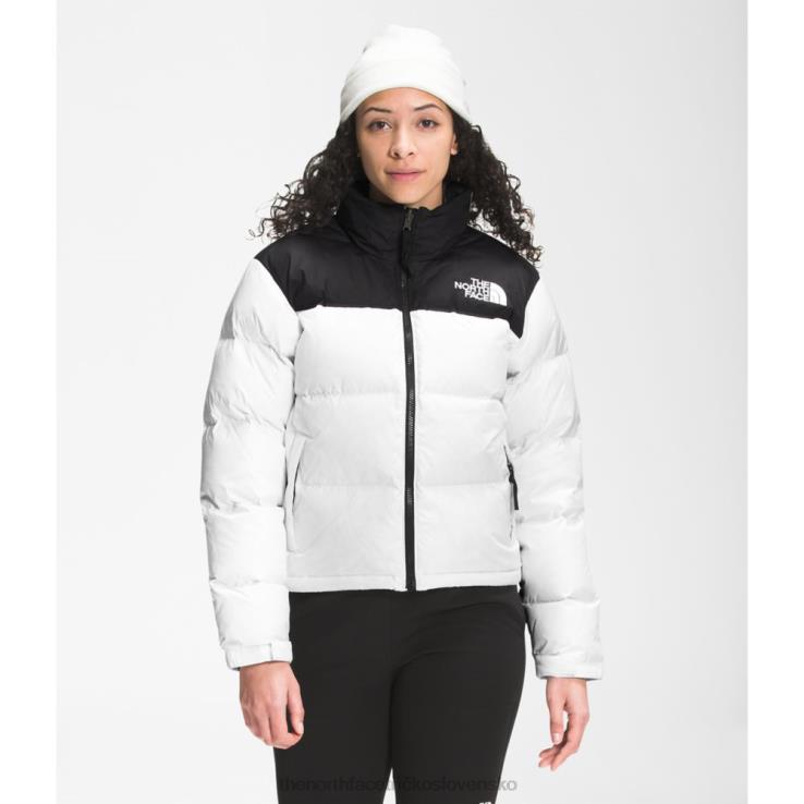 HLH083304 biely The North Face dámska retro nuptse bunda z roku 1996
