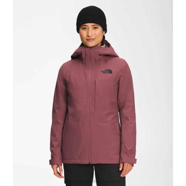 HLH083540 zázvor The North Face dámska termoballová eko snehová trojklímová bunda