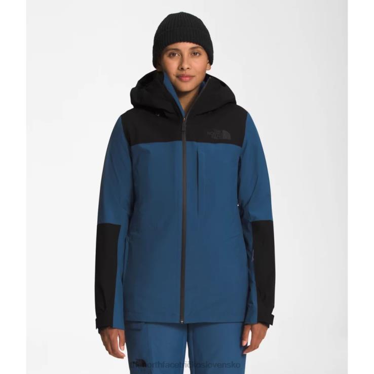 HLH083543 tienisté modré The North Face dámska termoballová eko snehová trojklímová bunda