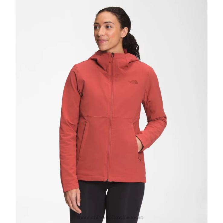 HLH083623 korenie červené The North Face dámska mikina s kapucňou shelbe raschel
