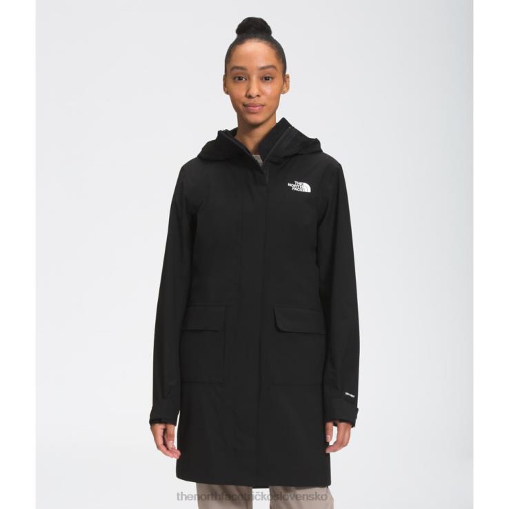HLH083726 čierna The North Face ženy mestský vánok dážď parka II