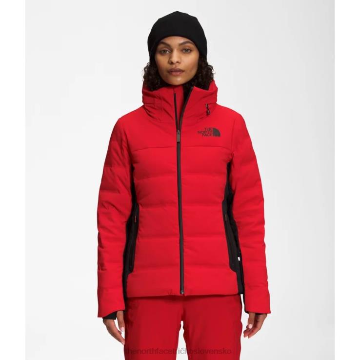 HLH084056 červená čierna The North Face dámska páperová bunda amry červená čierna