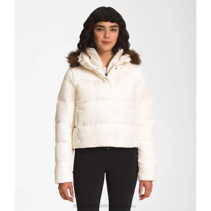 HLH084143 biely The North Face dámska nová dealio páperová krátka bunda
