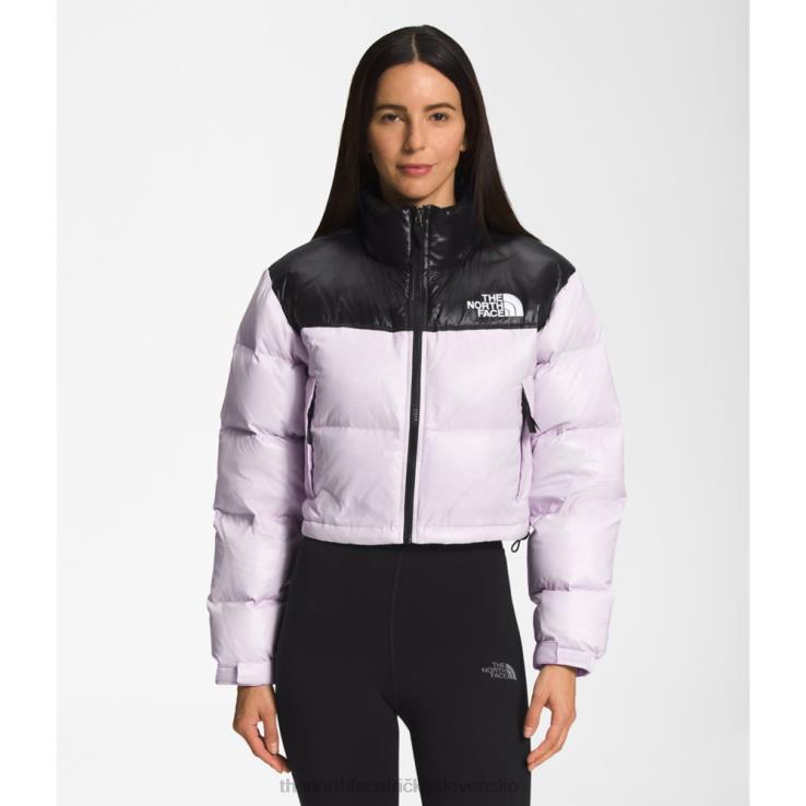 HLH084145 levanduľová hmla The North Face dámska nuptse krátka bunda