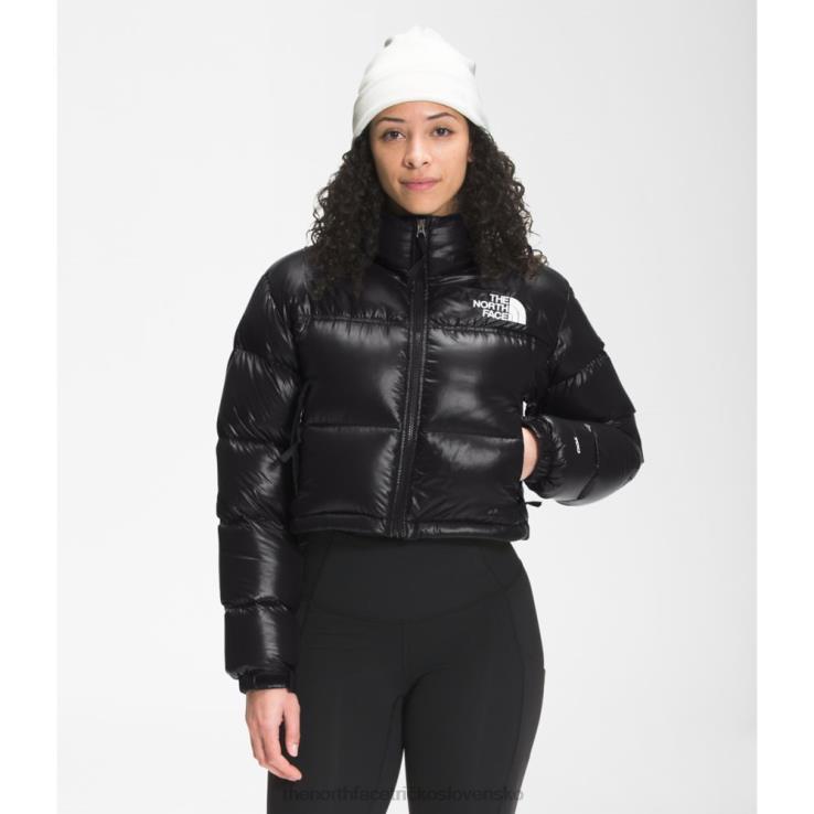 HLH084148 čierna The North Face dámska nuptse krátka bunda