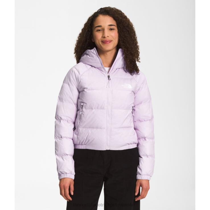 HLH084150 levanduľová hmla The North Face dámska hydrenalitová páperová mikina s kapucňou