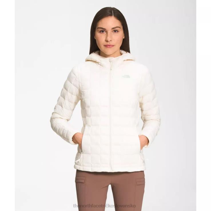 HLH084201 biely The North Face dámska termobalová eko mikina s kapucňou 2.0