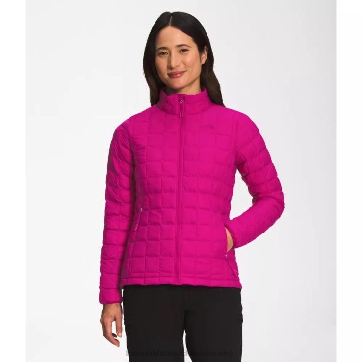 HLH084202 fuschia ružová The North Face dámska termobalová eko bunda 2.0
