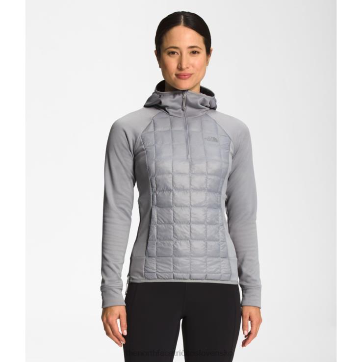 HLH084676 sivá The North Face dámska termobalová hybridná eko bunda 2.0