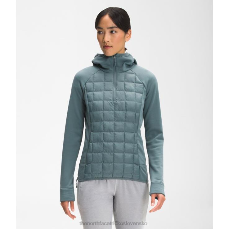 HLH084677 Modrá The North Face dámska termobalová hybridná eko bunda 2.0