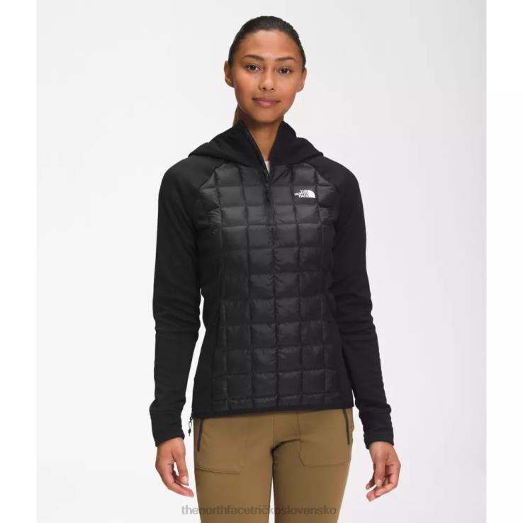 HLH084679 čierna The North Face dámska termobalová hybridná eko bunda 2.0