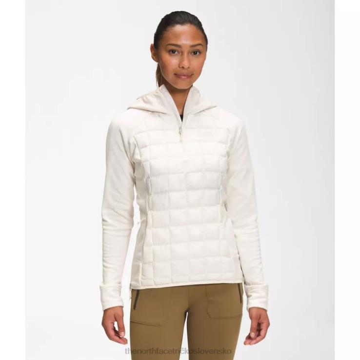 HLH084680 biely The North Face dámska termobalová hybridná eko bunda 2.0