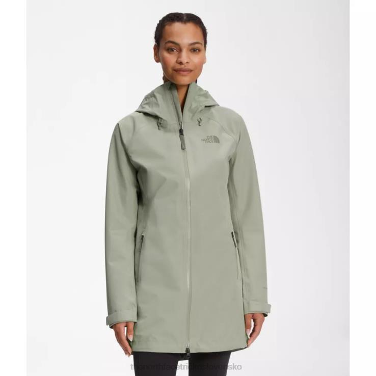 HLH084682 zelený čaj The North Face dámska parka dryzzle futurelight