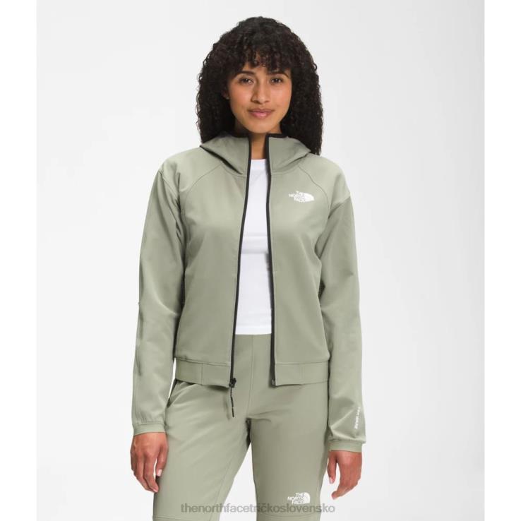 HLH084749 zelený čaj The North Face dámska tekware mikina s kapucňou na zips
