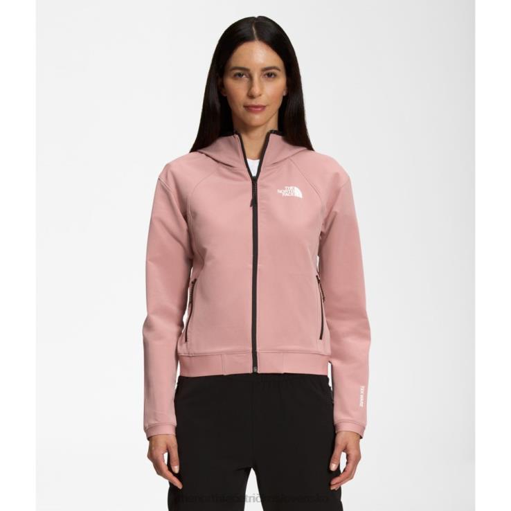 HLH084751 ružový úsvit The North Face dámska tekware mikina s kapucňou na zips