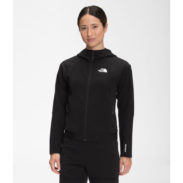 HLH084752 čierna The North Face dámska tekware mikina s kapucňou na zips