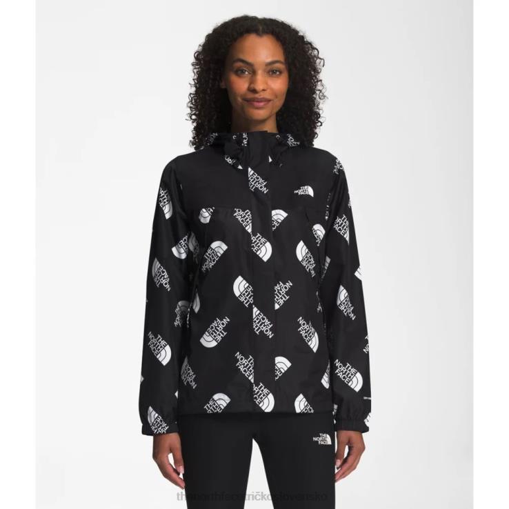 HLH084805 čierna The North Face dámske sako antora s potlačou