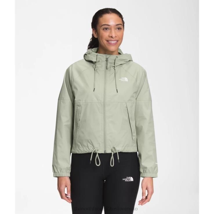 HLH084821 zelený čaj The North Face dámska mikina do dažďa antora