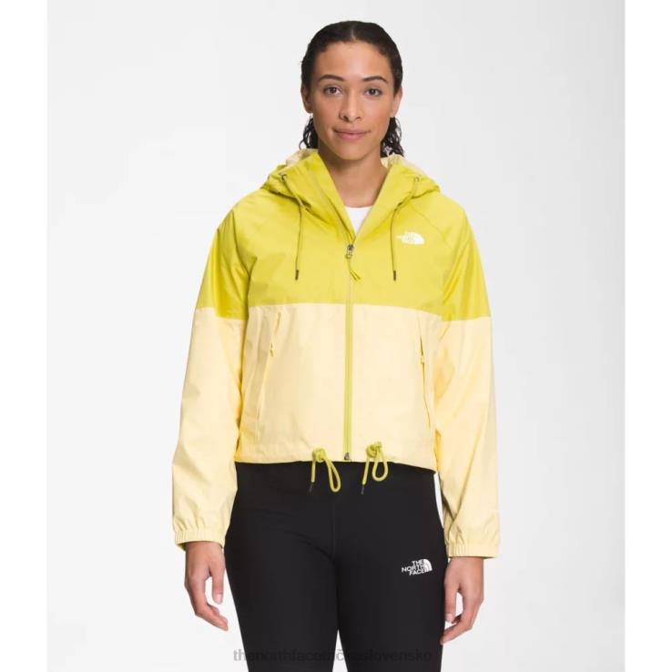 HLH084824 kyslá žltá The North Face dámska mikina do dažďa antora